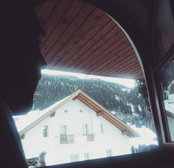 Martyn in Austria's snow