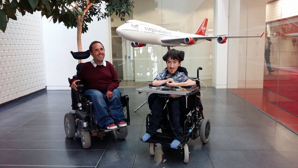 Martyn and George at Virgin Atlantic