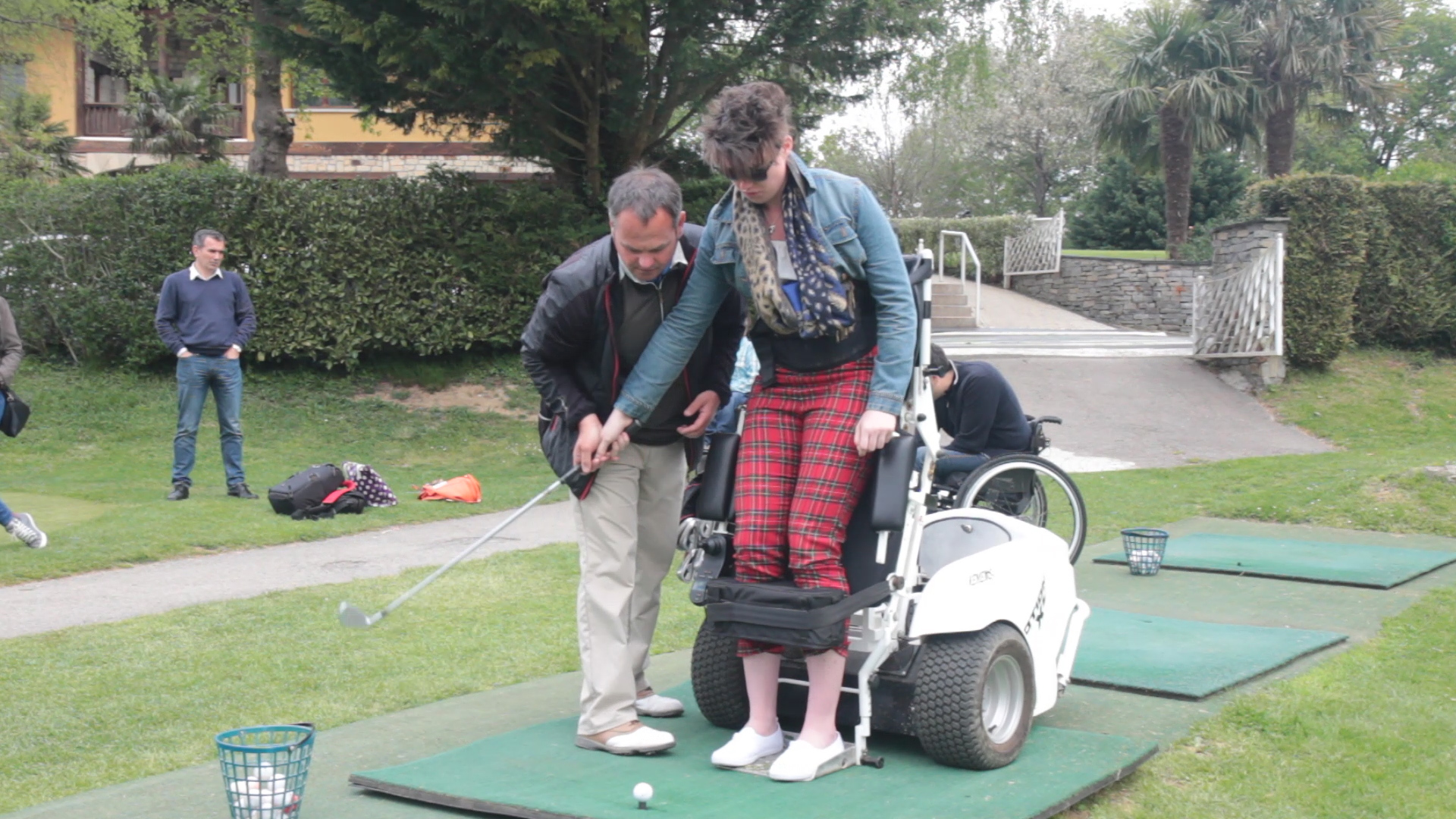 Here's Kathanna from Disabled Access Holidays demonstrating her skills!